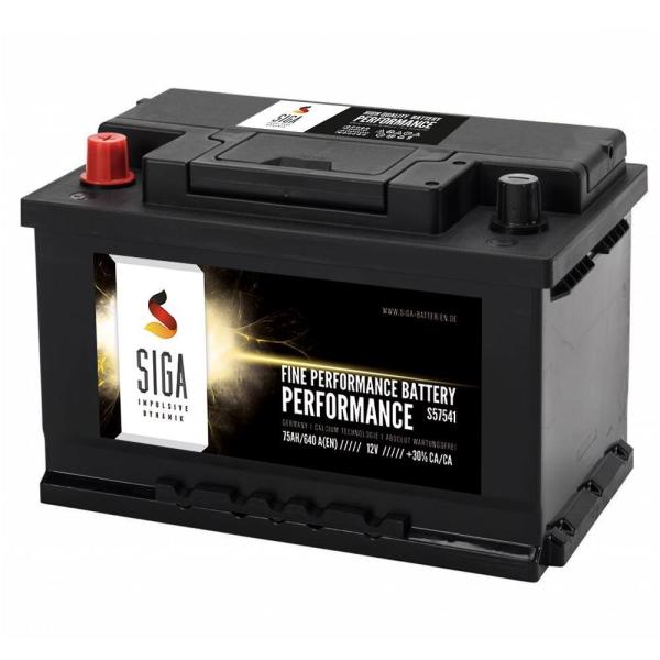 SIGA US Performance Autobatterie PPL 75Ah 12V